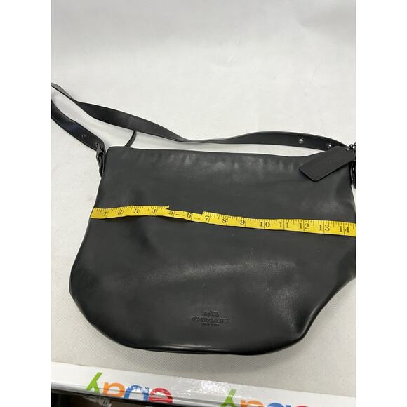 Coach 32282 Bleeker Soft Port Duffle Feed Bag Black Original Hangtag - Picture 9 of 10